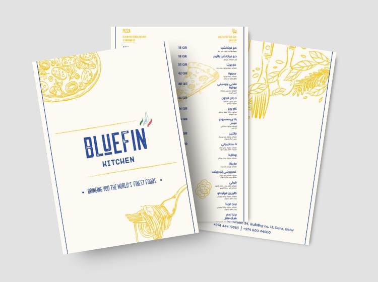 Bluefin-kitchen-menu